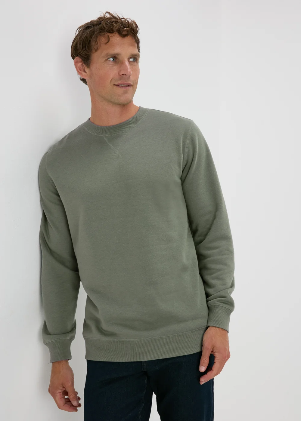 Green Crewneck Sweatshirt - Small Image 1