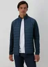 Navy Zip Up Padded Jacket - S Image 1
