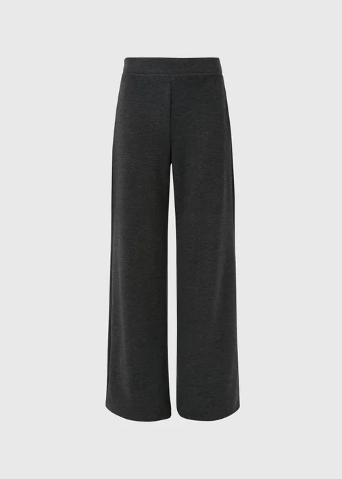 Grey Co Ord Soft Touch Wide Leg Trousers - 8 Image 5