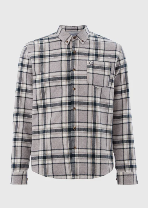 Lincoln Grey Grindle Check Shirt - S Image 4