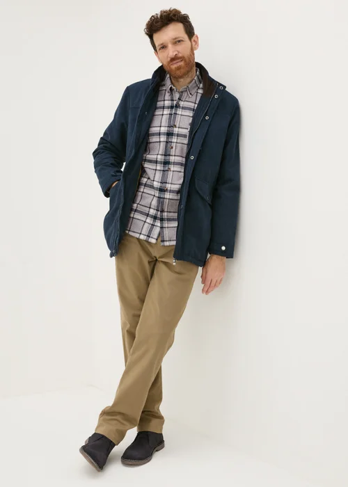 Lincoln Grey Grindle Check Shirt - S Image 3