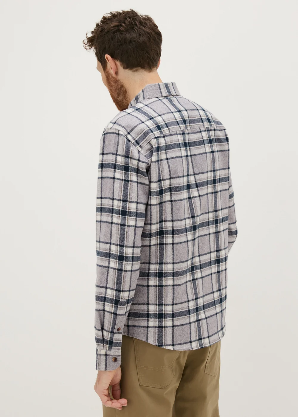 Lincoln Grey Grindle Check Shirt - S Image 2