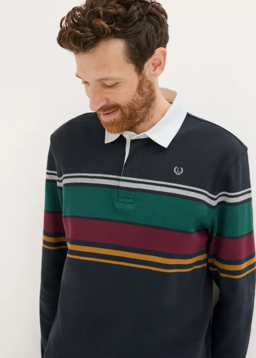 Lincoln Multicolour Rugby Polo Shirt - S Image 1