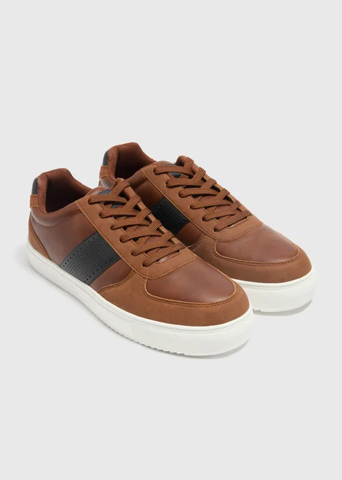 Brown Smart Trainers - Size 6 Image 1