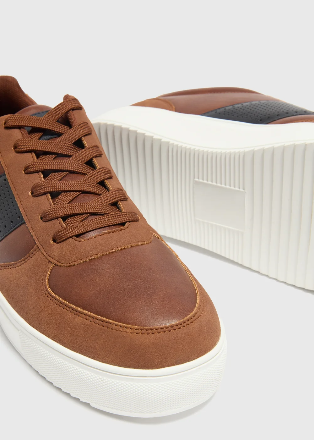 Brown Smart Trainers - Size 6 Image 2