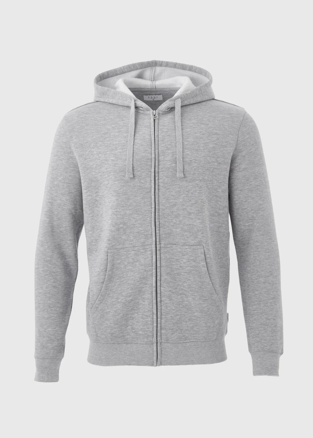 Grey Zip Up Hoodie - S Image 5