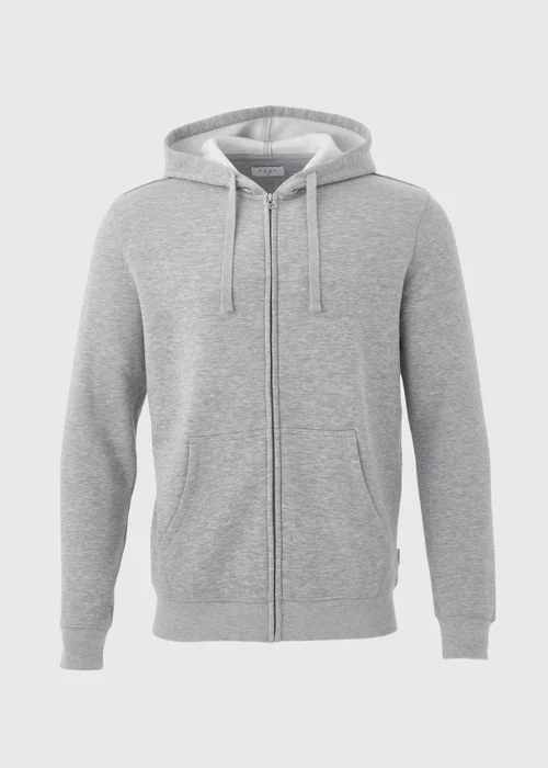 Grey Zip Up Hoodie - S Image 5