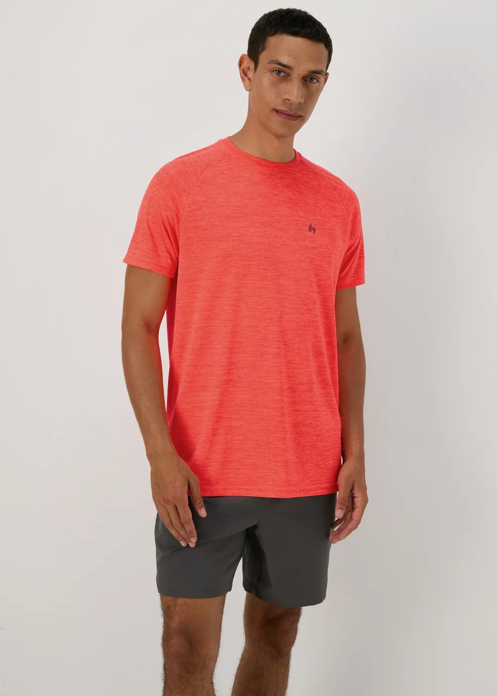 Souluxe Coral Two Tone Sports T-Shirt - XS Image 4