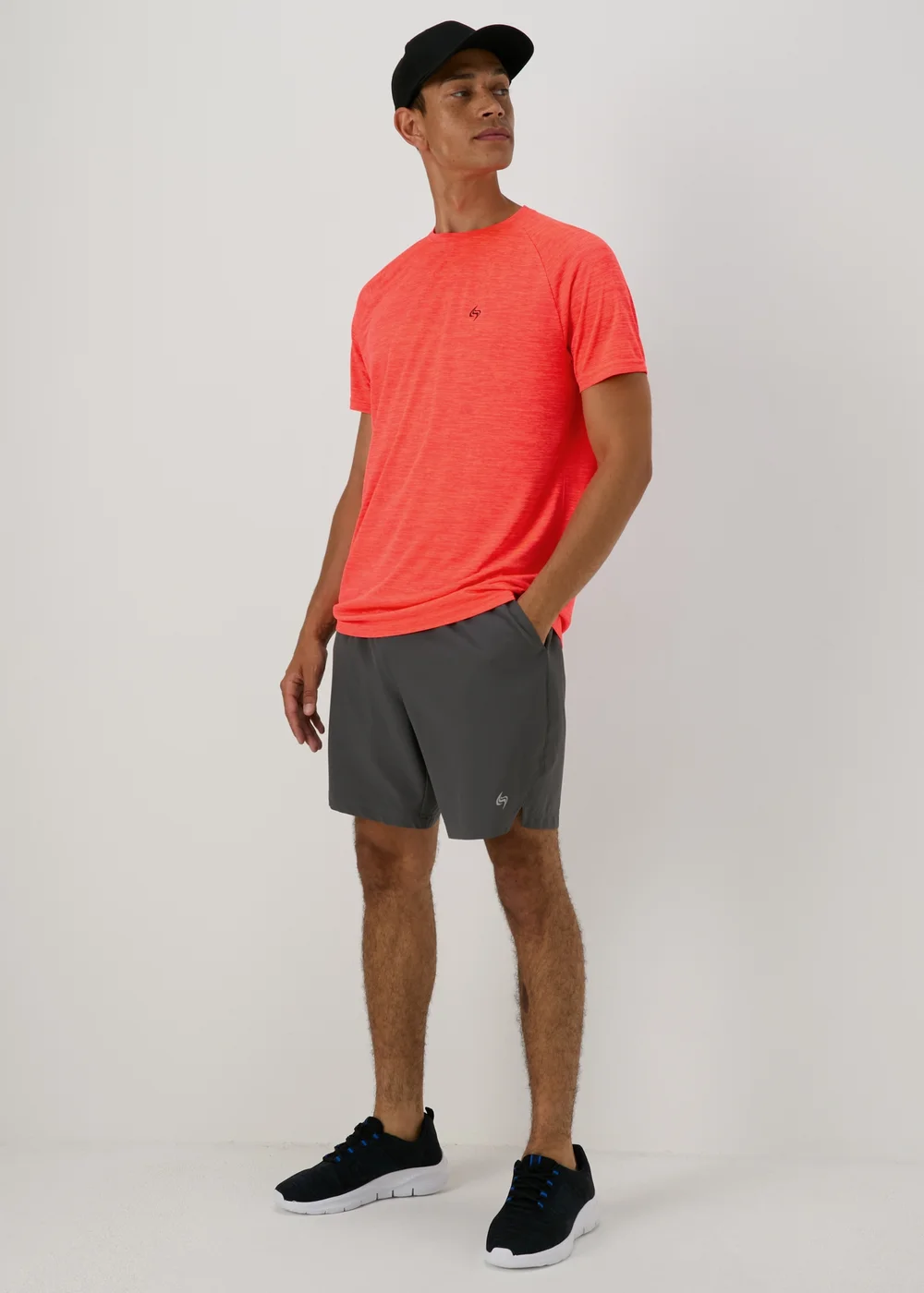 Souluxe Coral Two Tone Sports T-Shirt - XS Image 1