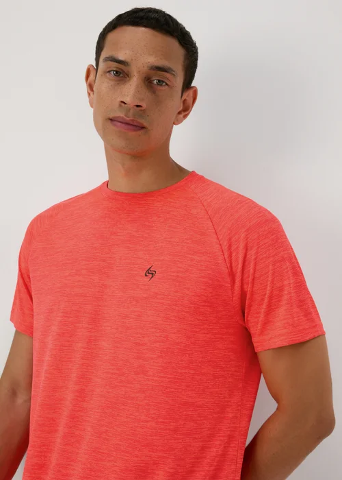 Souluxe Coral Two Tone Sports T-Shirt - XS Image 3