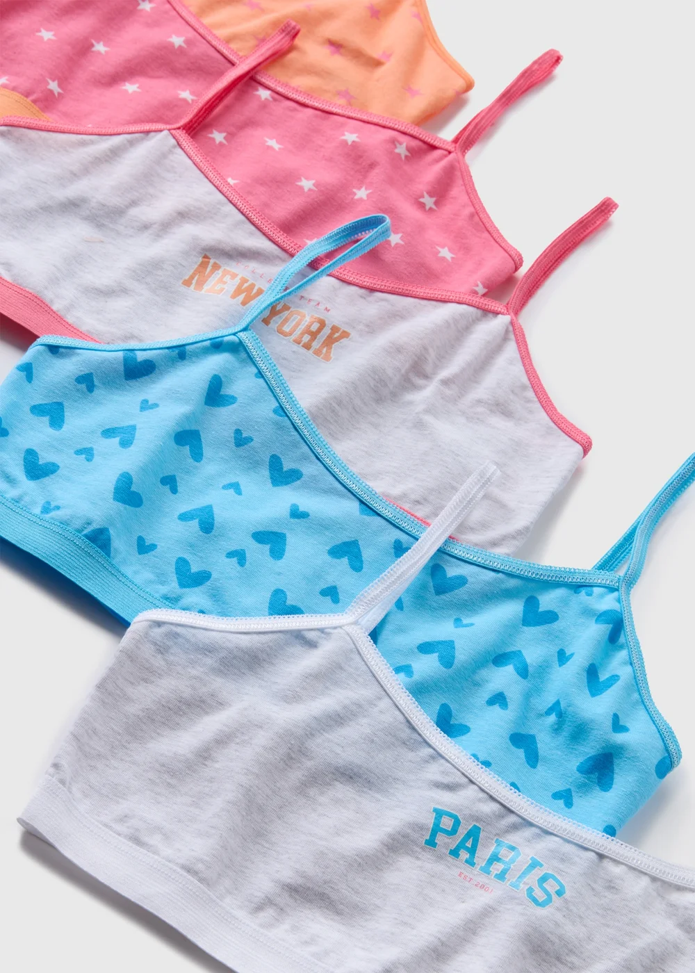 Girls Multicolour Crop Tops (7-13yrs) - 6-7 Yrs Image 2