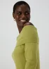 Et Vous Lime Bardot Knitted Jumper - S Image 3
