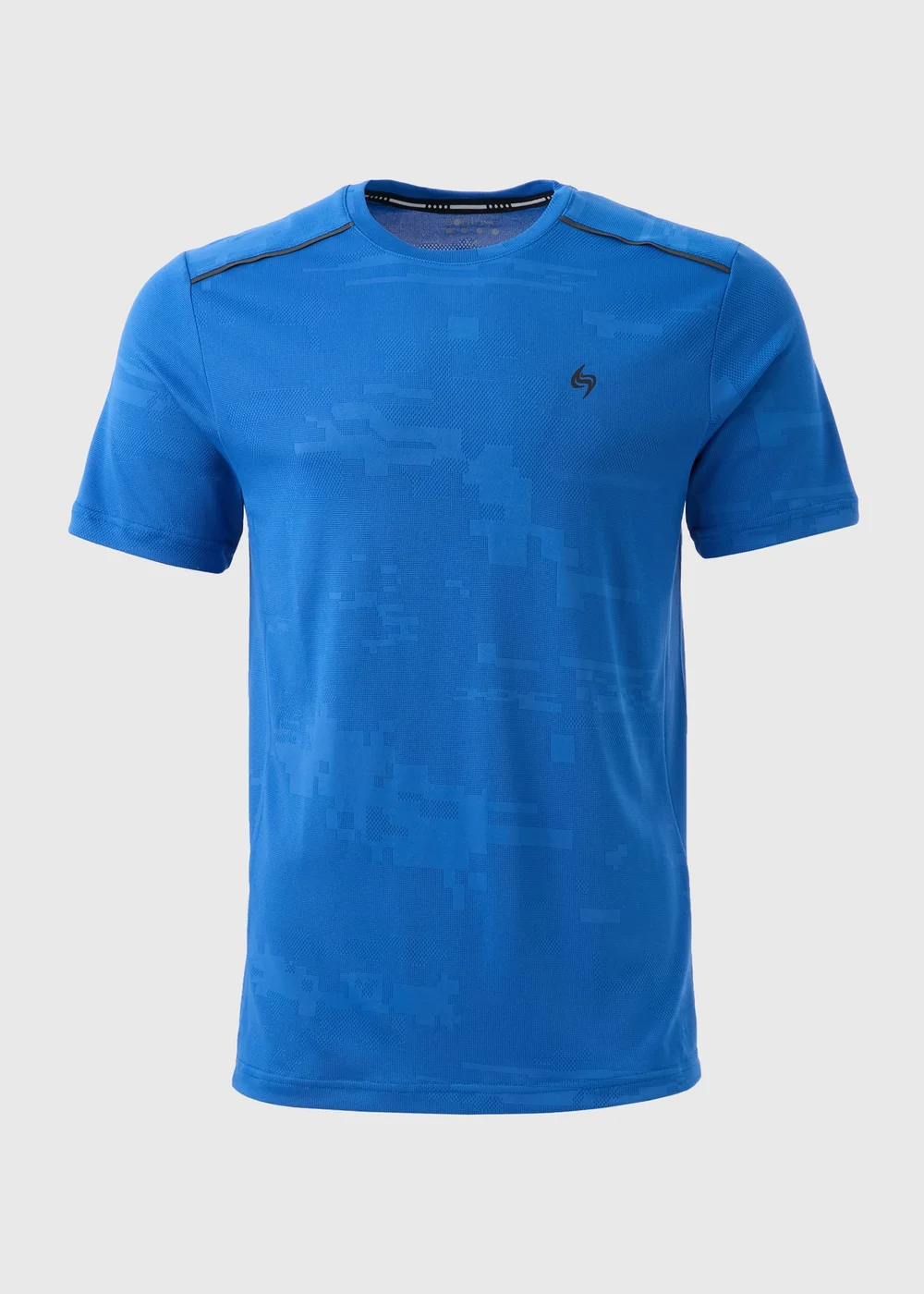 Blue Souluxe Jacquard T-Shirt - XS Image 5