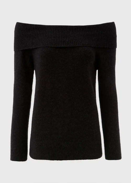 Et Vous Black Bardot Jumper - S Image 4