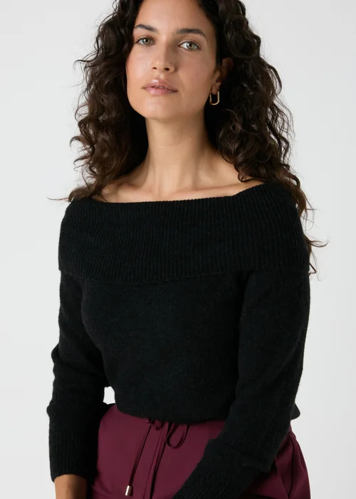 Et Vous Black Bardot Jumper - S Image 3