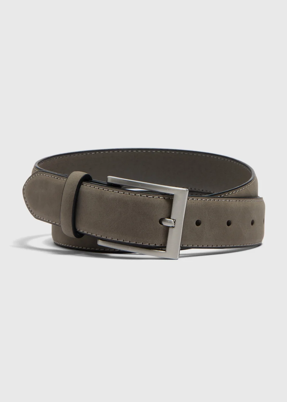 Grey Suede Essential Belt - Small Image 1