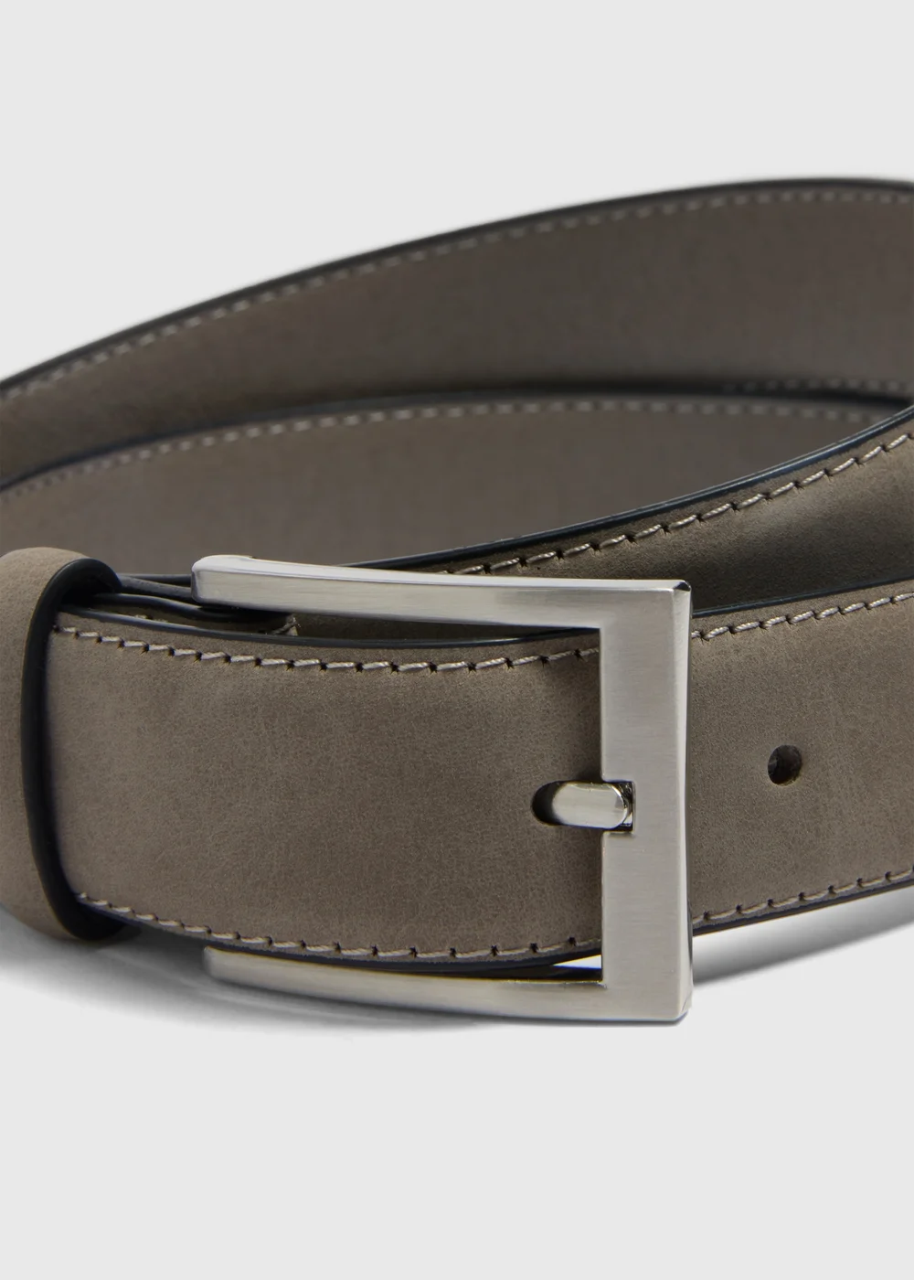 Grey Suede Essential Belt - Small Image 2