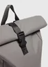 Charcoal Showerproof Roll-Top Backpack - One Size Image 2