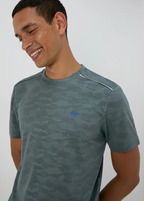 Souluxe Grey Camo T-Shirt - XS Image 3