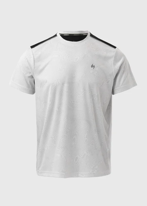 Souluxe White Print Mesh T-Shirt - XS Image 5