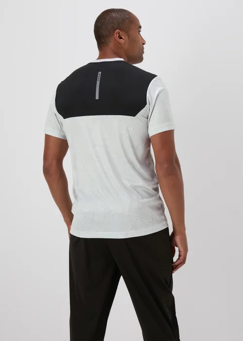 Souluxe White Print Mesh T-Shirt - XS Image 2