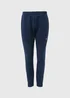 Souluxe Navy Panelled Jogging Bottoms - Extra small Image 5