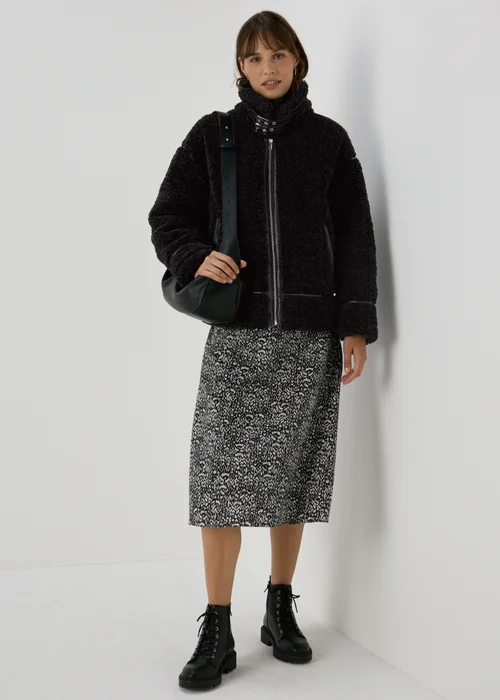 Black Borg Aviator Jacket - 8 Image 4