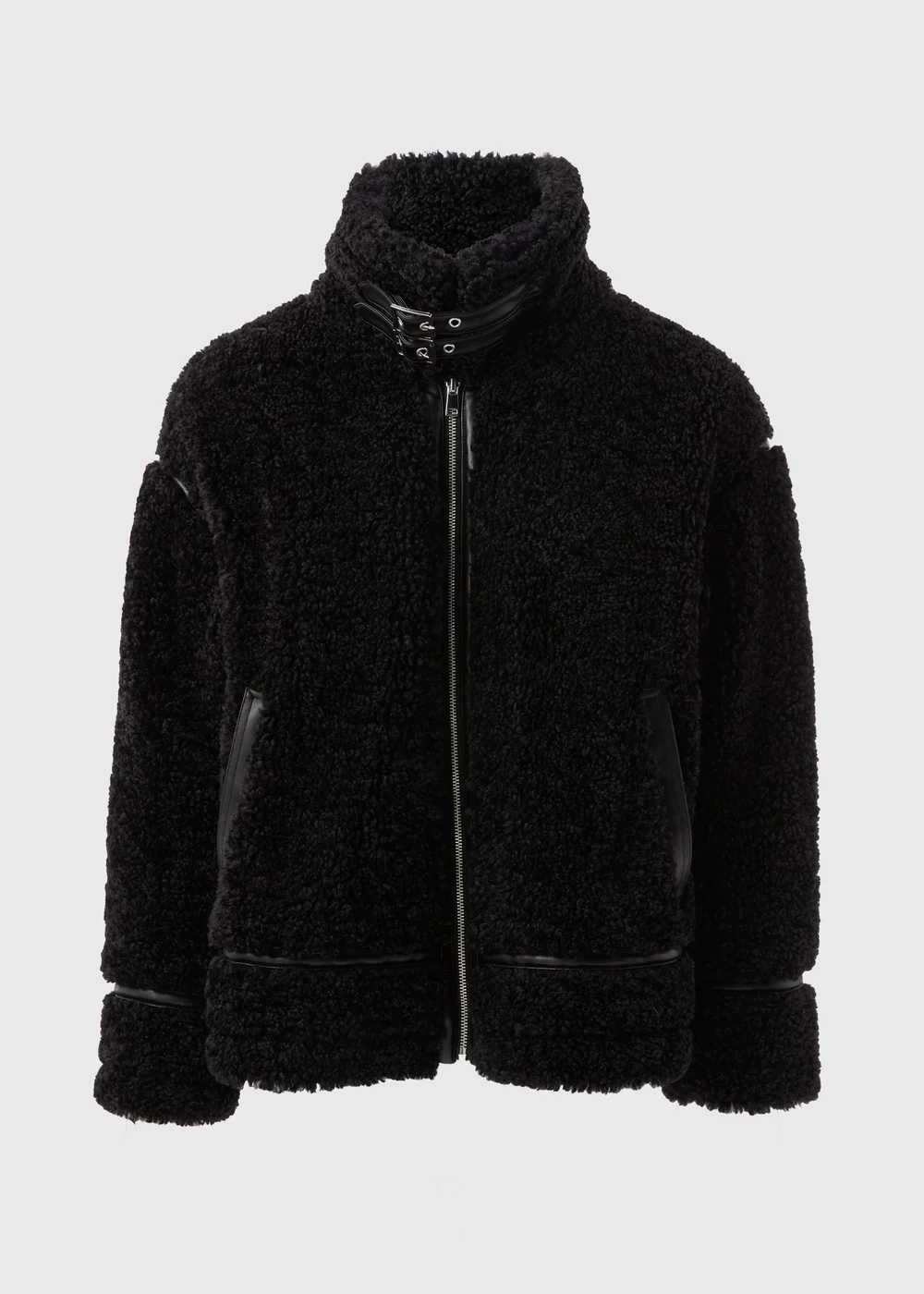 Black Borg Aviator Jacket - 8 Image 5