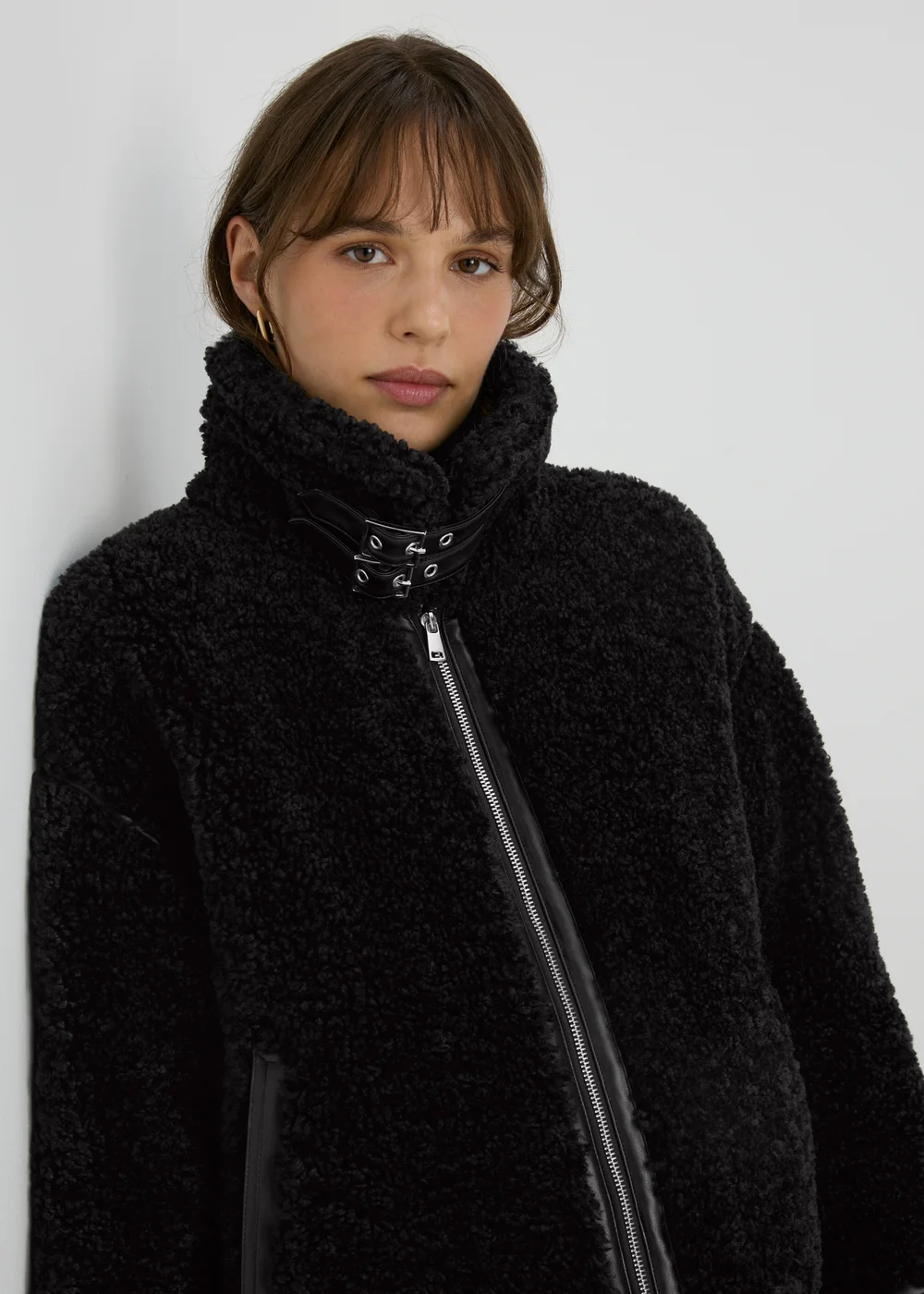 Black Borg Aviator Jacket - 8 Image 3