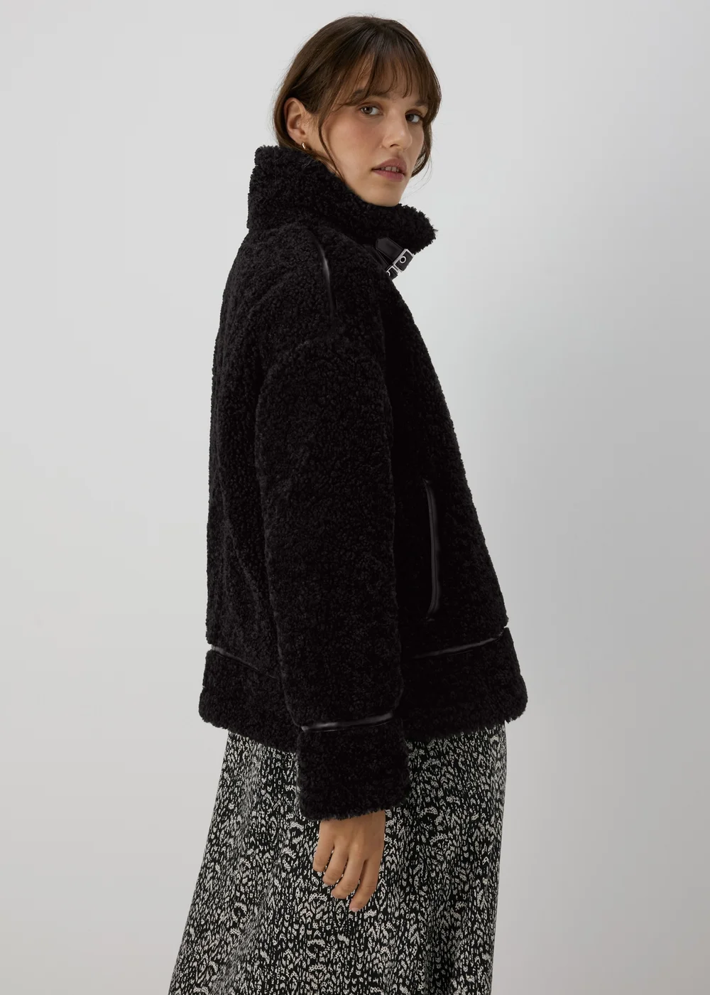 Black Borg Aviator Jacket - 8 Image 2