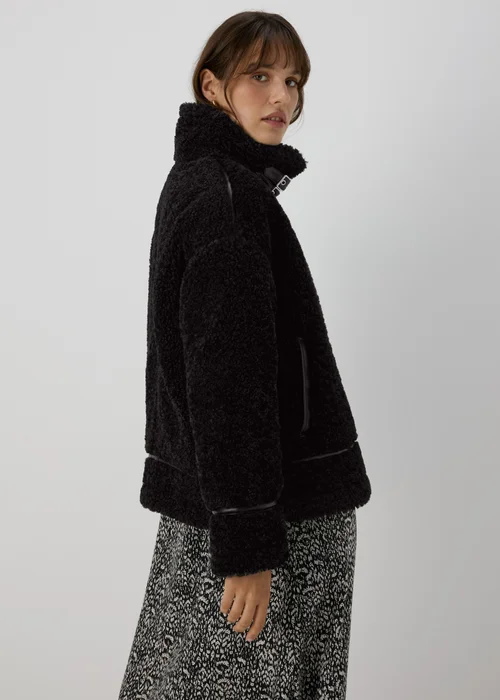 Black Borg Aviator Jacket - 8 Image 2