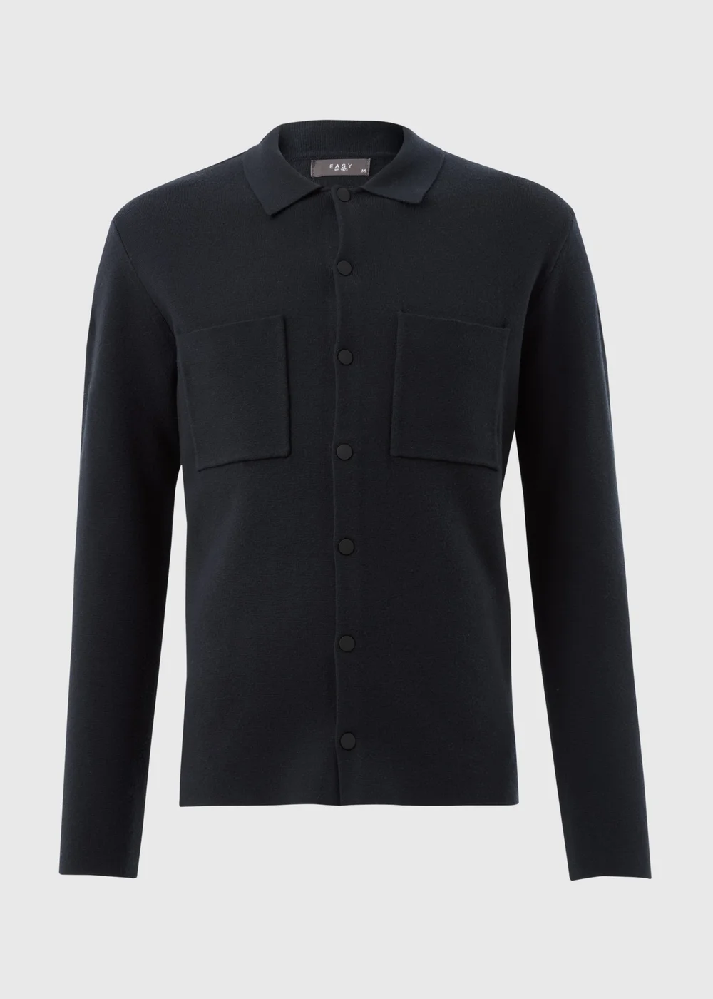 Navy Shirt Cardigan - S Image 4