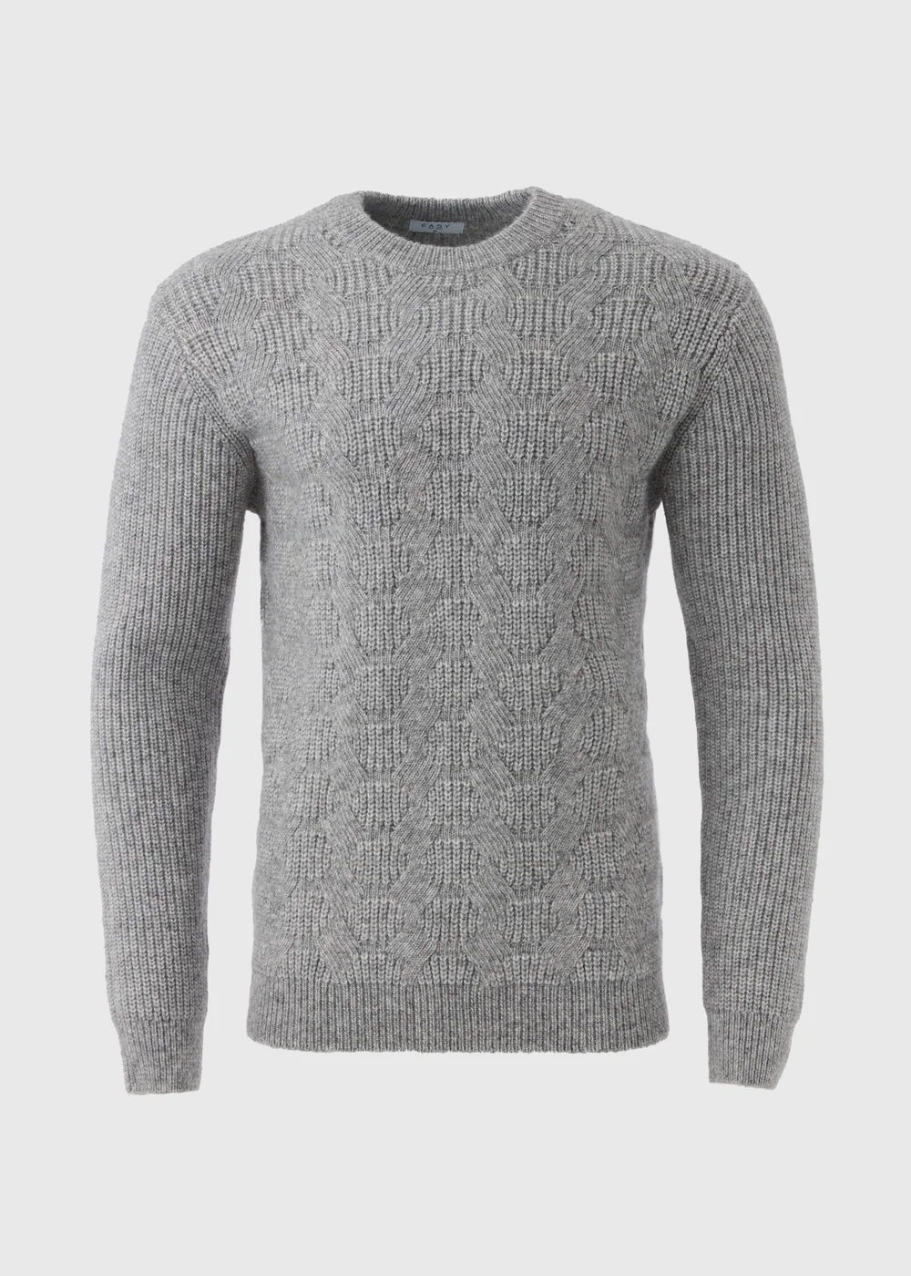 Grey Soft Cable Jumper - S Image 4