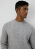 Grey Soft Cable Jumper - S Image 3