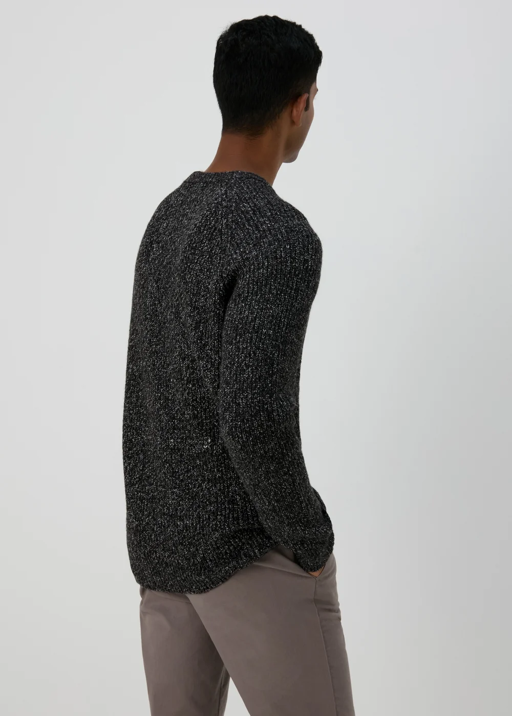 Charcoal Knit Jumper - Small Image 2