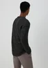 Charcoal Knit Jumper - Small Image 2