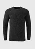 Charcoal Knit Jumper - Small Image 4
