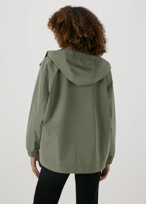 Papaya Petite Khaki Mid Length Anorak - 6 Image 2