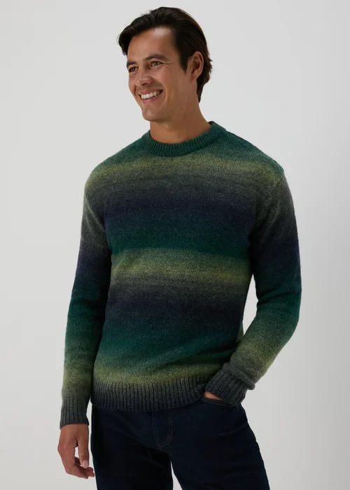 Green Ombre Knit Jumper - S Image 1