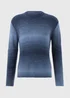 Blue Ombre Knit Jumper - S Image 4