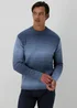 Blue Ombre Knit Jumper - S Image 1