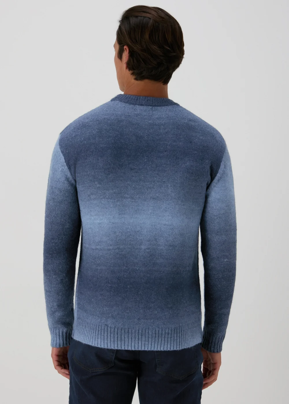 Blue Ombre Knit Jumper - S Image 2