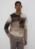 Brown Digital Print Jumper - Small Image 1