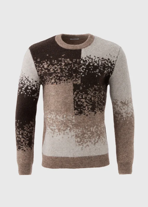 Brown Digital Print Jumper - Small Image 4