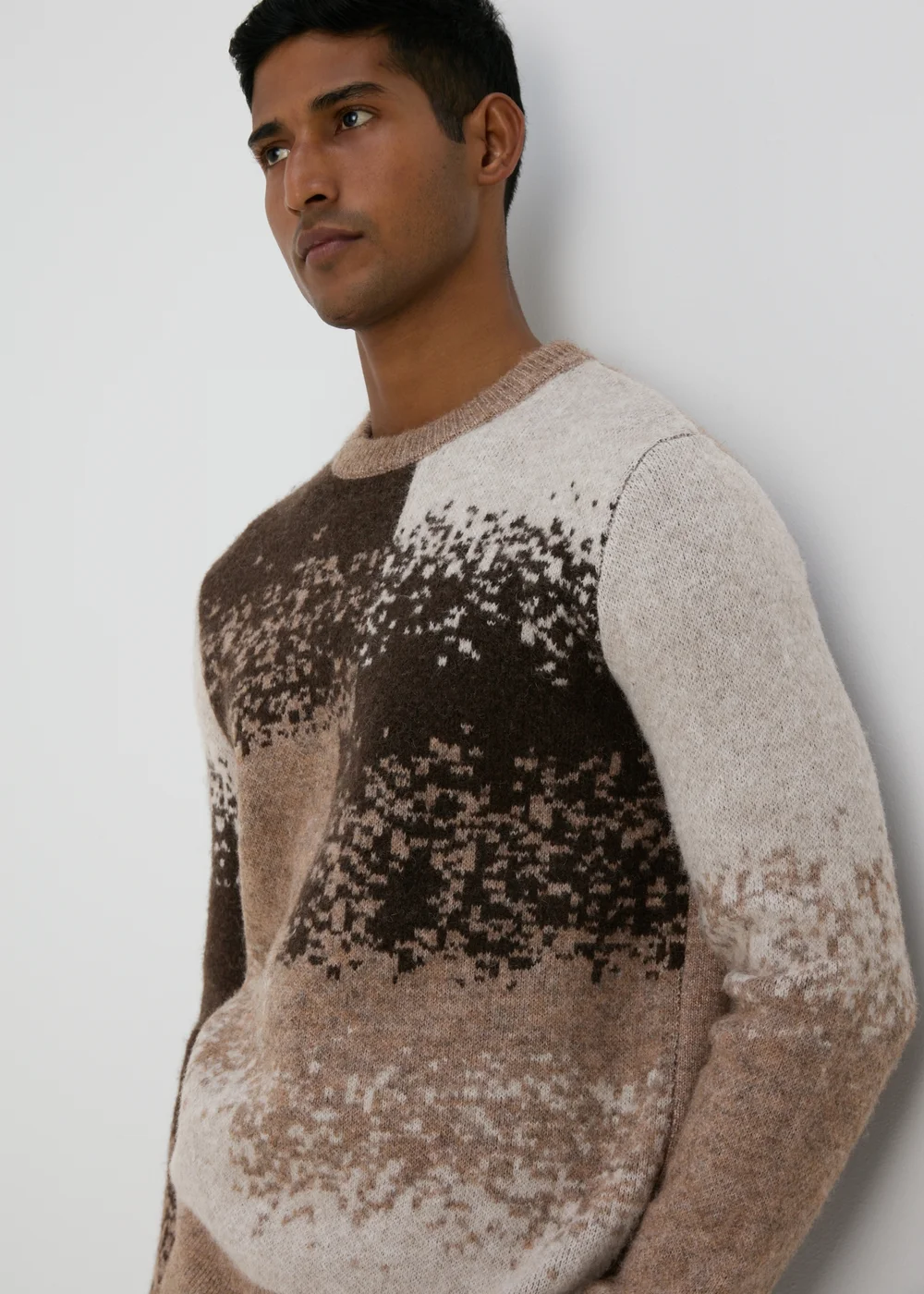 Brown Digital Print Jumper - Small Image 3