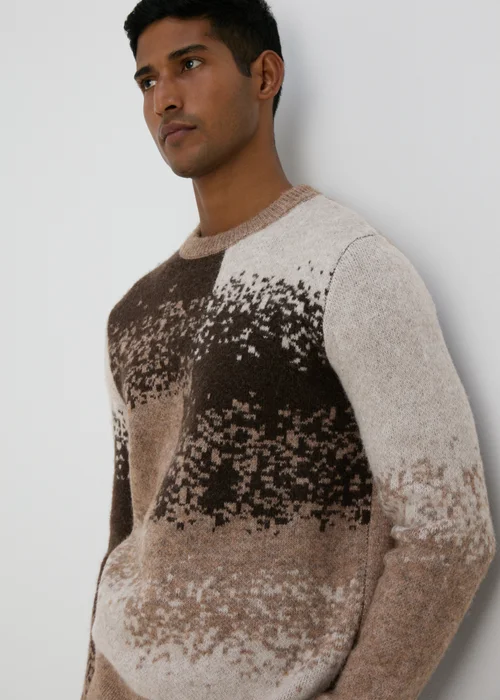 Brown Digital Print Jumper - Small Image 3