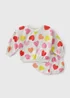 Girls Cream Hearts Print Sweatshirt & Shorts Set (1-7yrs) - 1 half year to 2 Image 1