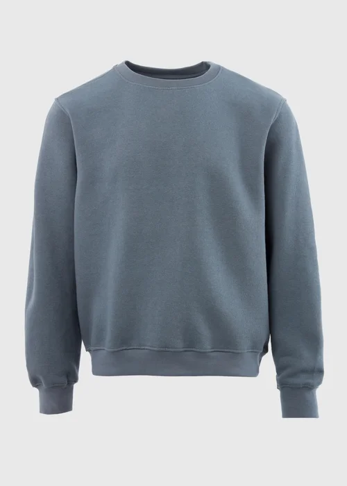 Dark Grey Crewneck Sweatshirt - Small Image 5