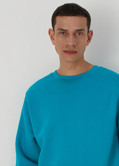 Teal Crewneck Sweatshirt - Small Image 3