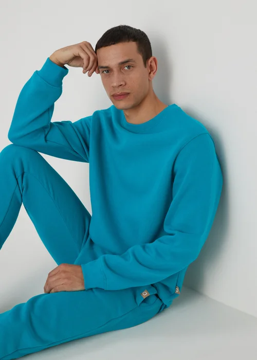 Teal Crewneck Sweatshirt - Small Image 1